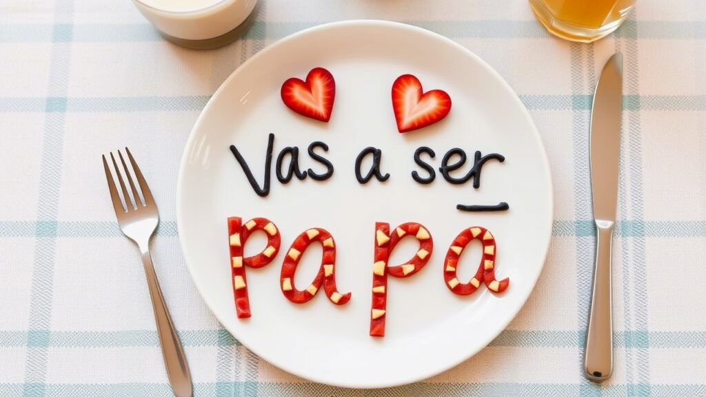 15 Formas Creativas y Económicas de Anunciar un Embarazo al Padre 🎉👶 3 formas creativas embarazo papa